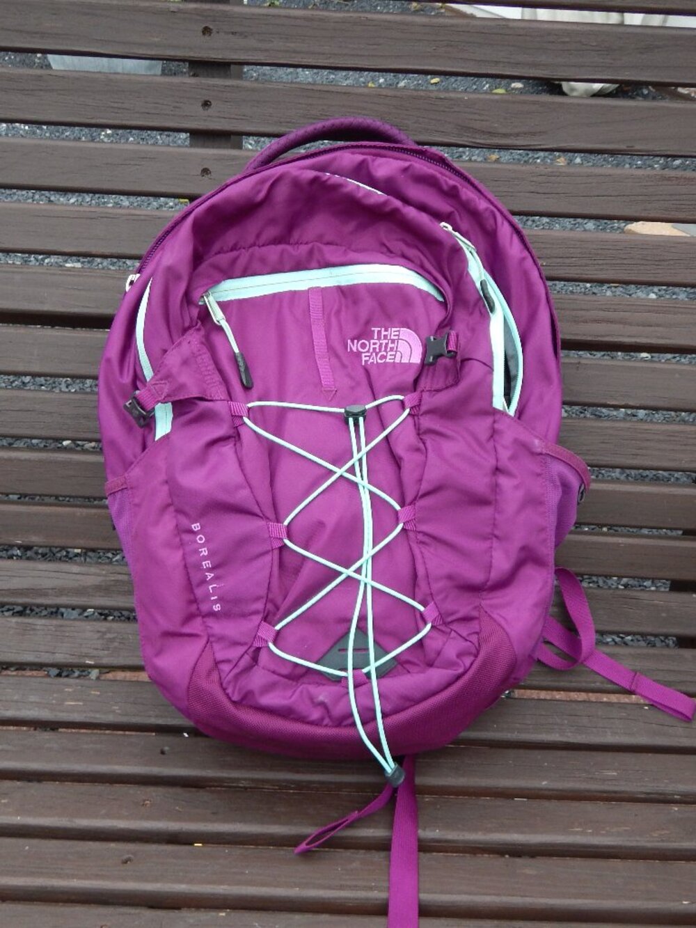 The North Face Womens Borealis Luxe Backpack Purple/Teal Backpack Used Once